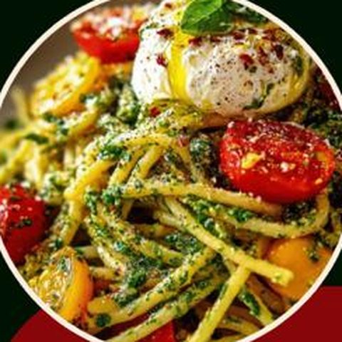 Spaghetti Tomato Burrata