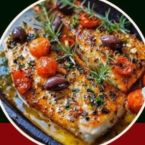Mediterranean Baked Seabass