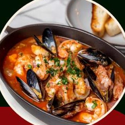 Mixed Seafood in Tomato Soup