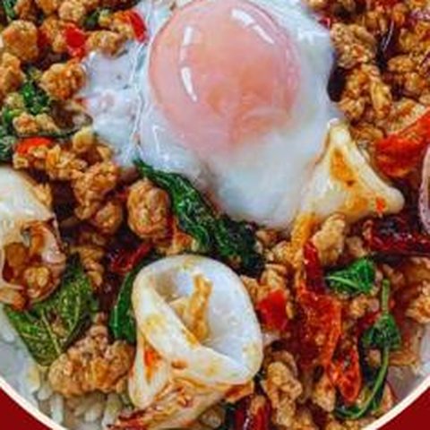Pad Kra Pao – Chicken & Seafood